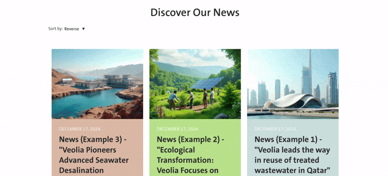GIF HUB page for News