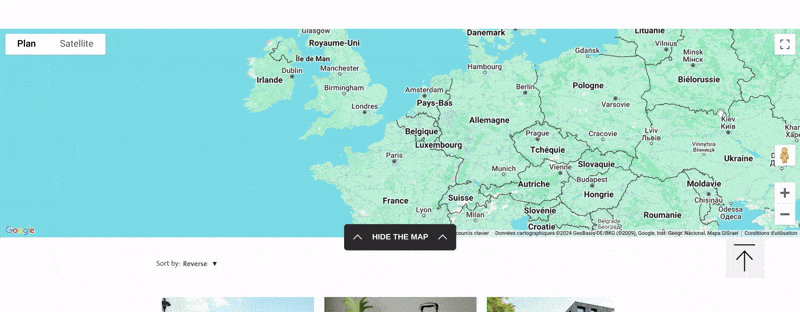 hub page for business cases GIF