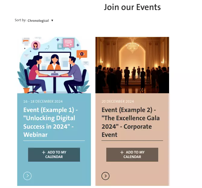 Join our events hub image 