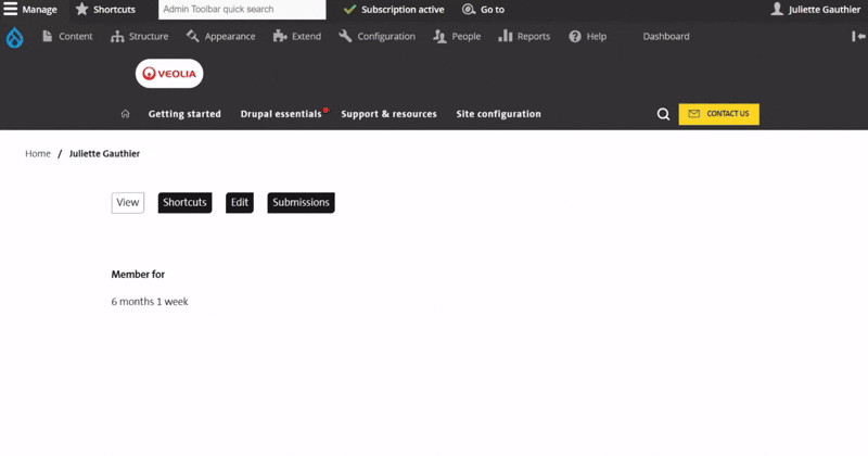 add a webform popup link in the menu