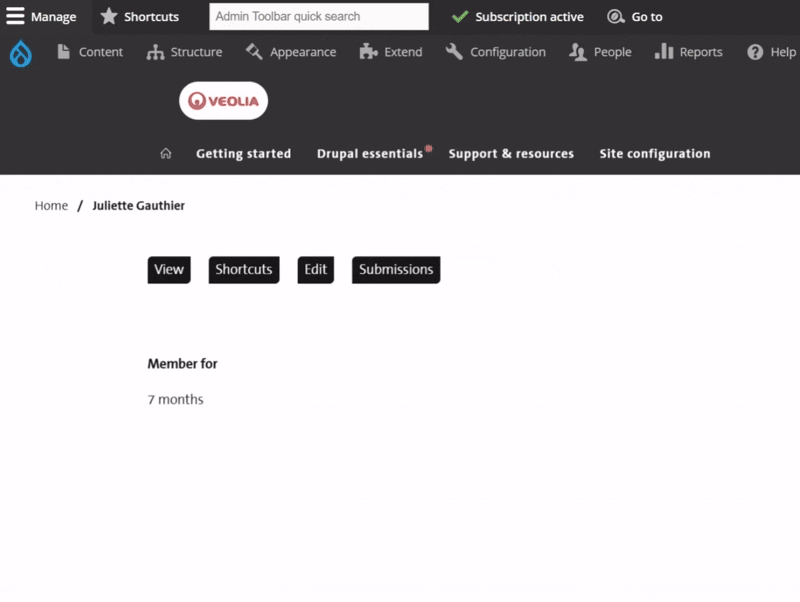 create accessibilty page tuto
