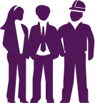 Purple employees picto