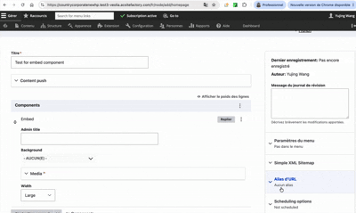 embed integration