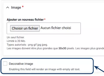 Boutton-image décorative