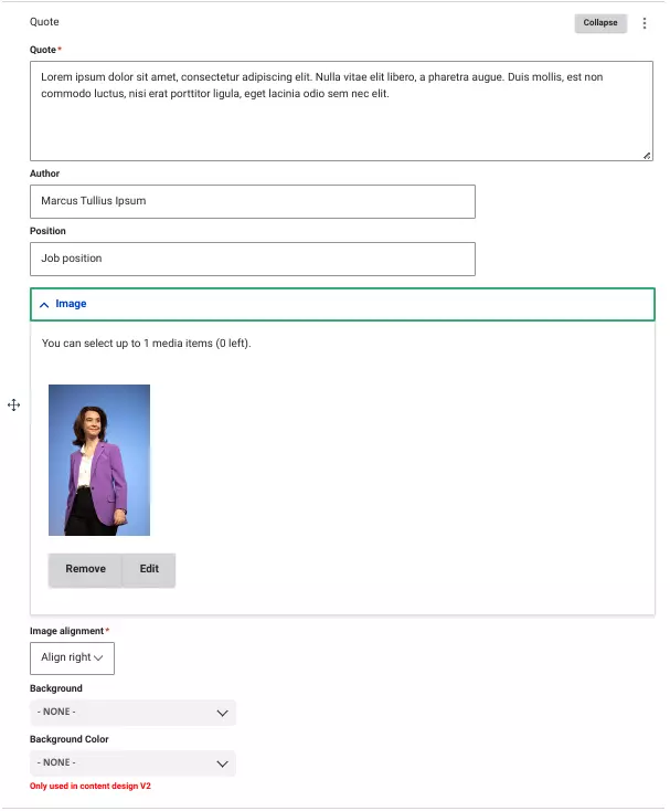 Image editing quote example 