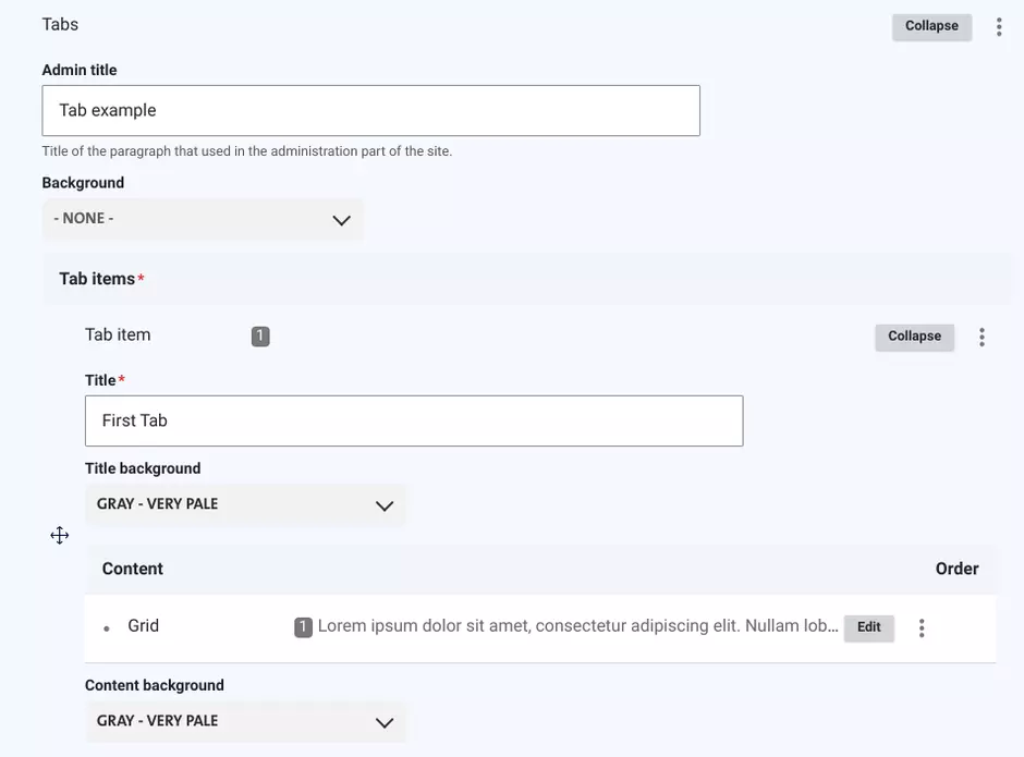Details for adding a Tab in Drupal 