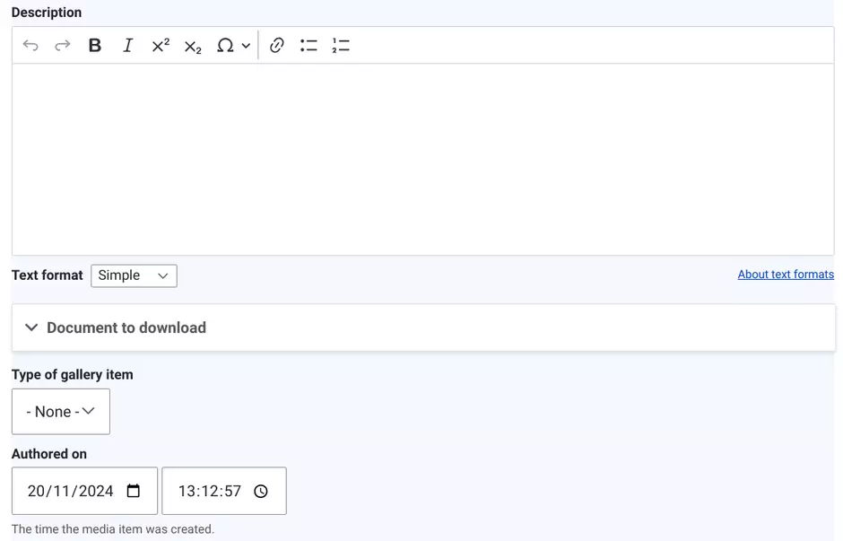 Image editing gallery 