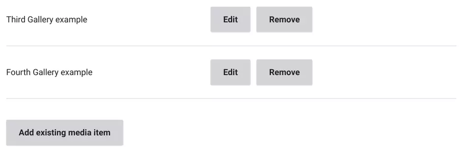 Image editing gallery 