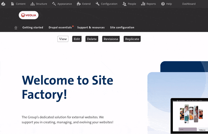 Create a Contact page GIF