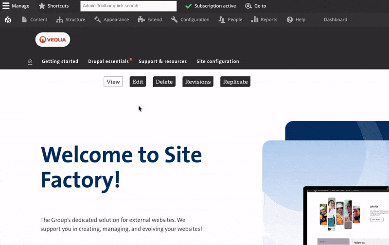 GIF create a Business case page