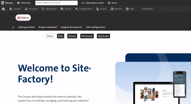 Create a news page GIF
