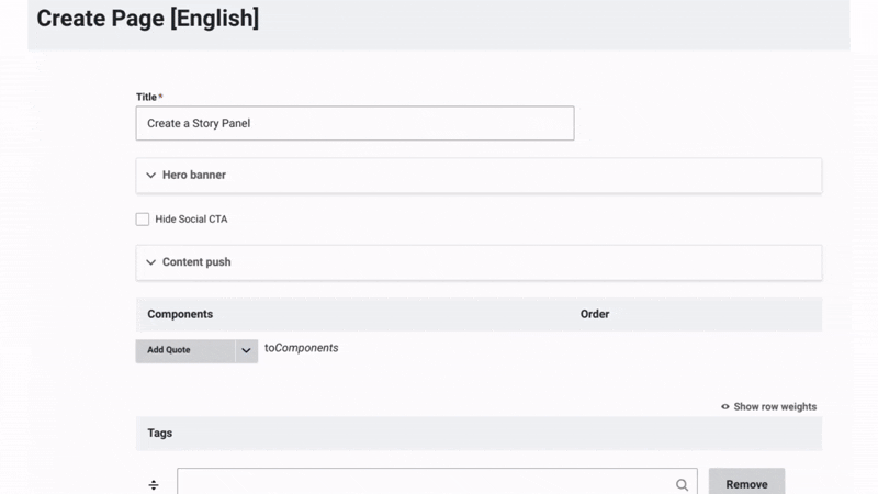 edition story panel GIF