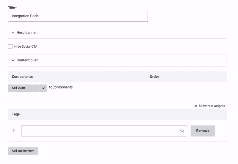 Integration code edition gif