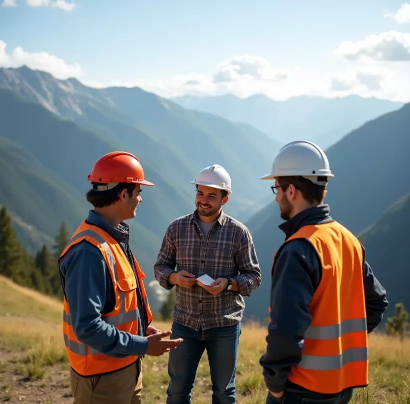 veolia employees in montains