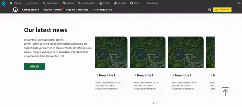 access to redirects showed in a gif 