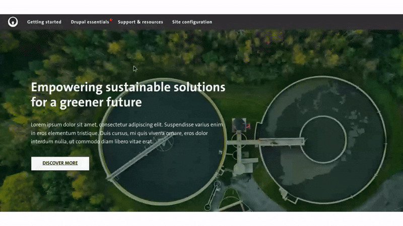 navigation levels showed in a gif 