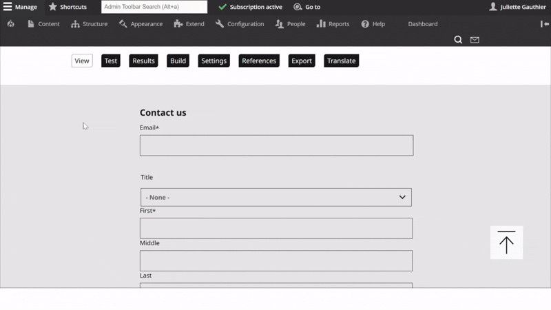 general webform settings