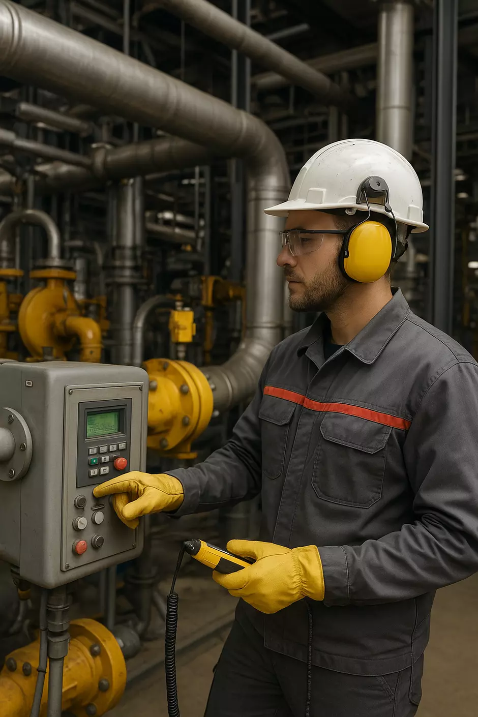 Energy industry worker IA