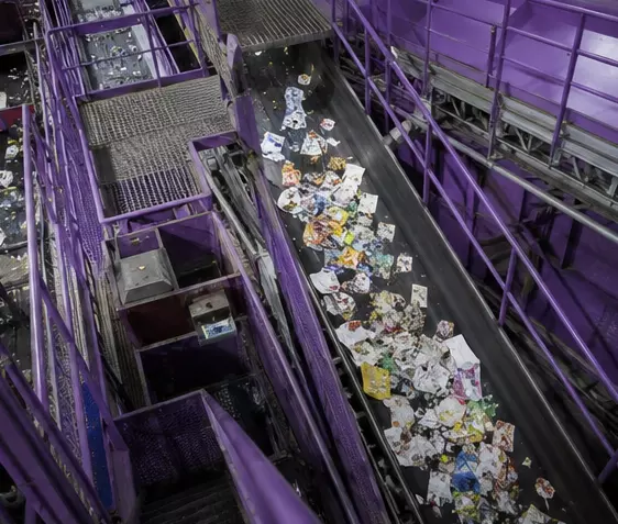 Waste treatment purple-themed